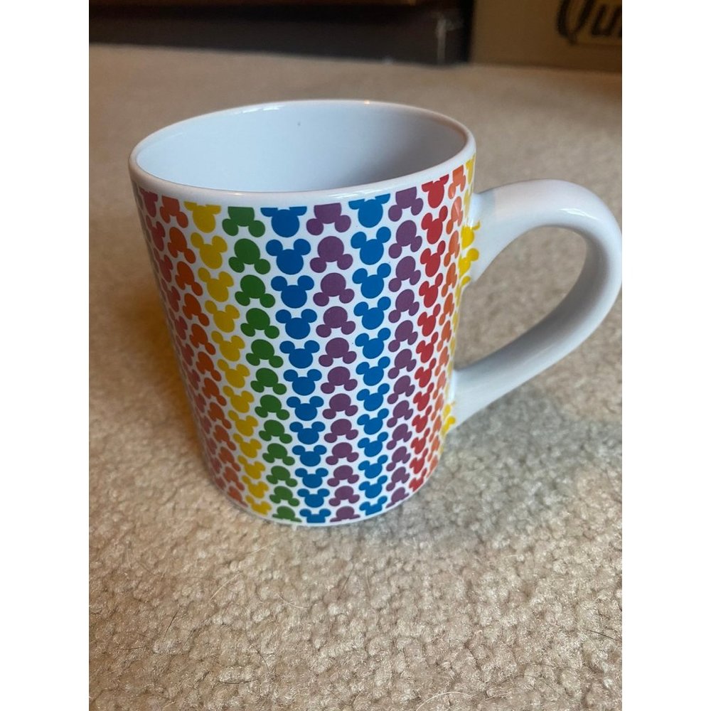 Disney mickey mouse rainbow mug